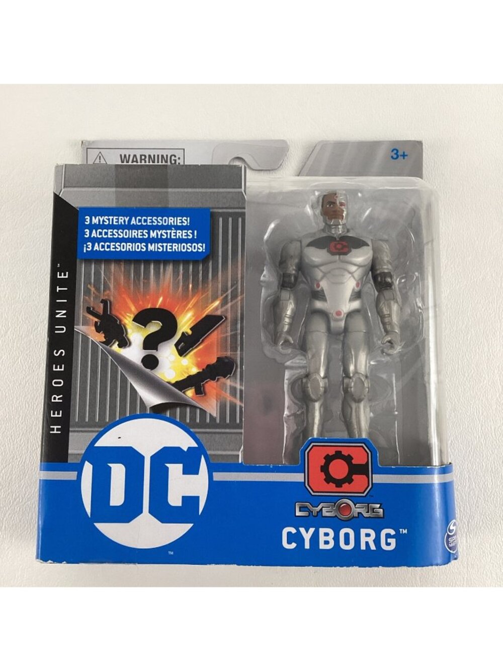 DC Comics Heroes Unite Cyborg 4" Action Figure Mystery Accessories Spin Master